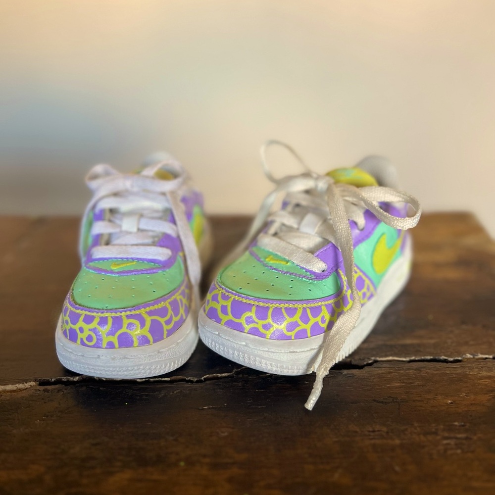 Custom Nike Air Force 1 Baby Shoes